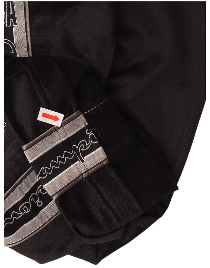 CHAMPION Herren-Trainingshose mit Grafik, mittelschwarzes Polyester