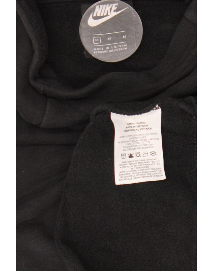 Nike Damen-Pullover mit übergroßem Kapuzenpullover, Gr. 14, mittelschwarz, Baumwolle