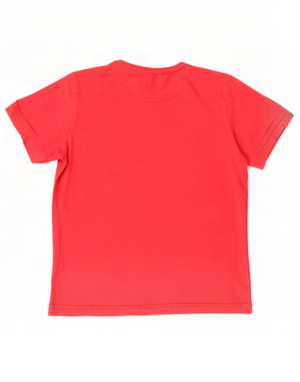Champion Damen T-Shirt Top UK 14 Large Rosa Baumwolle