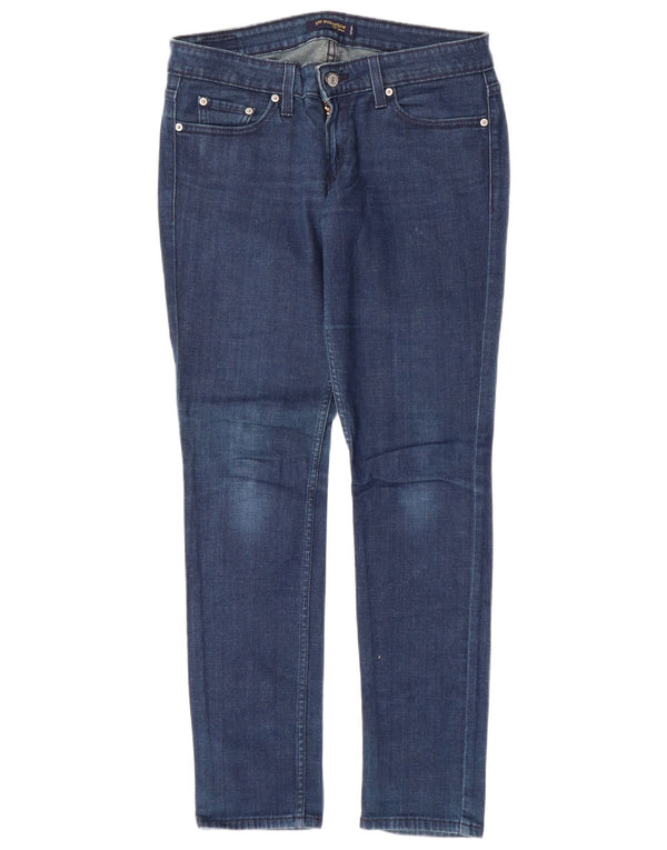 Levi's Damen 524 Super Low Slim Jeans US 7 Medium W32 L31 Blaue Baumwolle