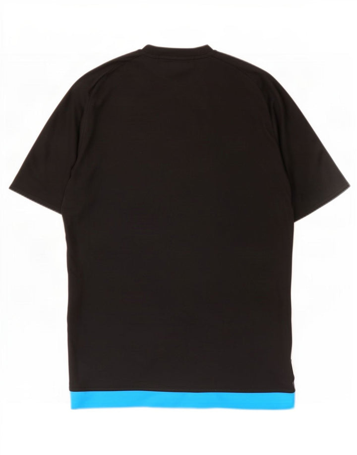 Adidas Herren Climalite T-Shirt Top Small Schwarz Colourblock Polyester
