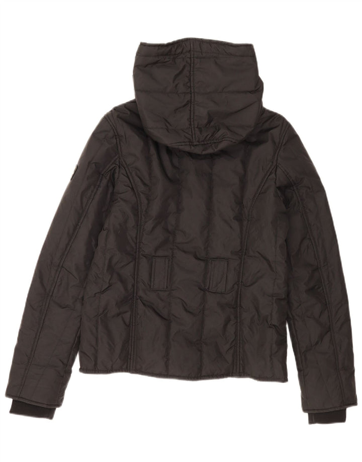 Refrigiwear Wattierte Damenjacke mit Kapuze, UK 14, Größe L, Schwarz, Polyamid