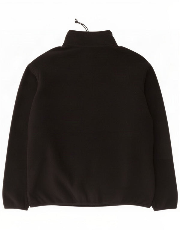 Marks & Spencer Herren Fleecejacke UK 40 Large Schwarz Polyester
