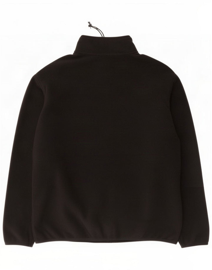 Marks & Spencer Herren Fleecejacke UK 40 Large Schwarz Polyester