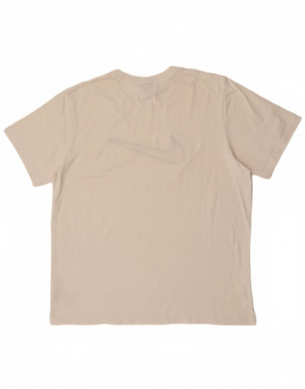 Nike Herren-T-Shirt mit Grafik, XL, aus weißer Baumwolle