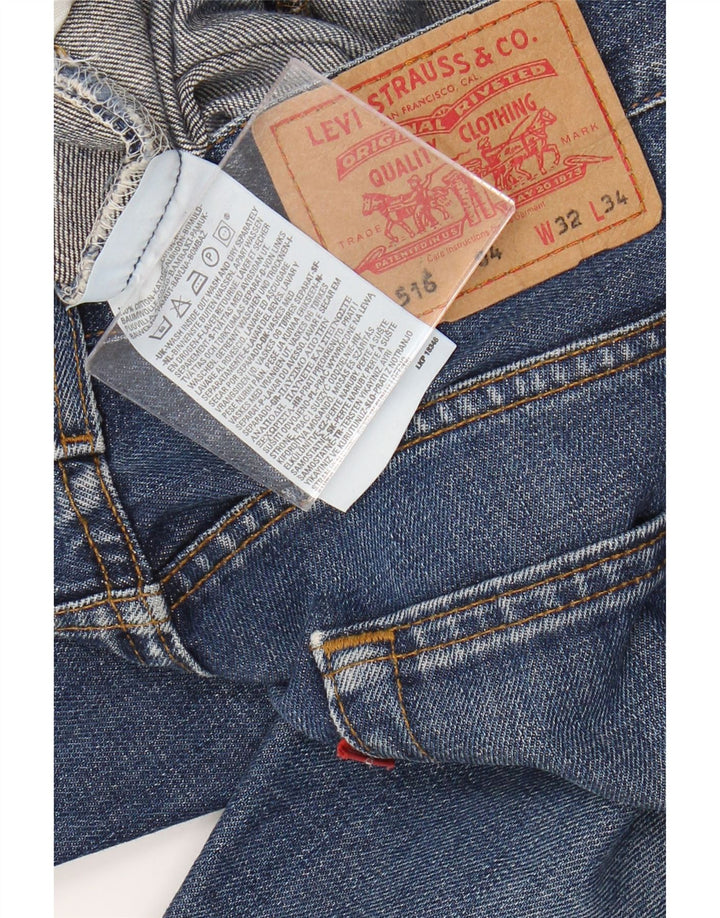 Levi's Herren 516 Denim Shorts W32 mittelblaue Baumwolle