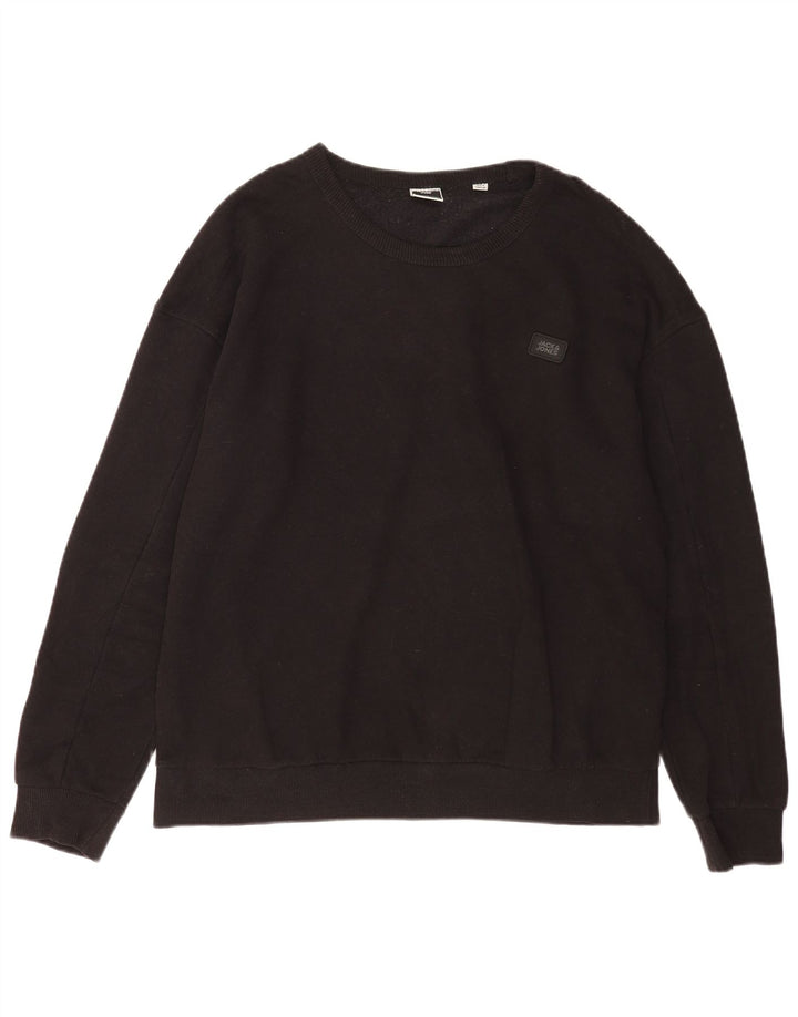 JACK & JONES Herren Sweatshirt Pullover XL Schwarz Baumwolle