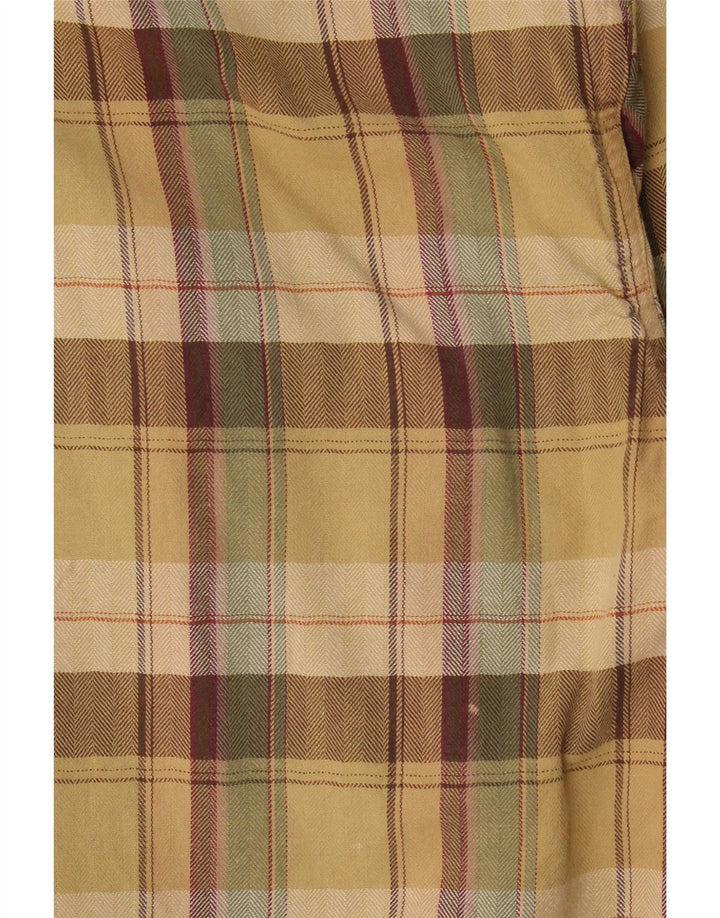 Camel Active Herren-Flanellhemd, groß, beige kariert