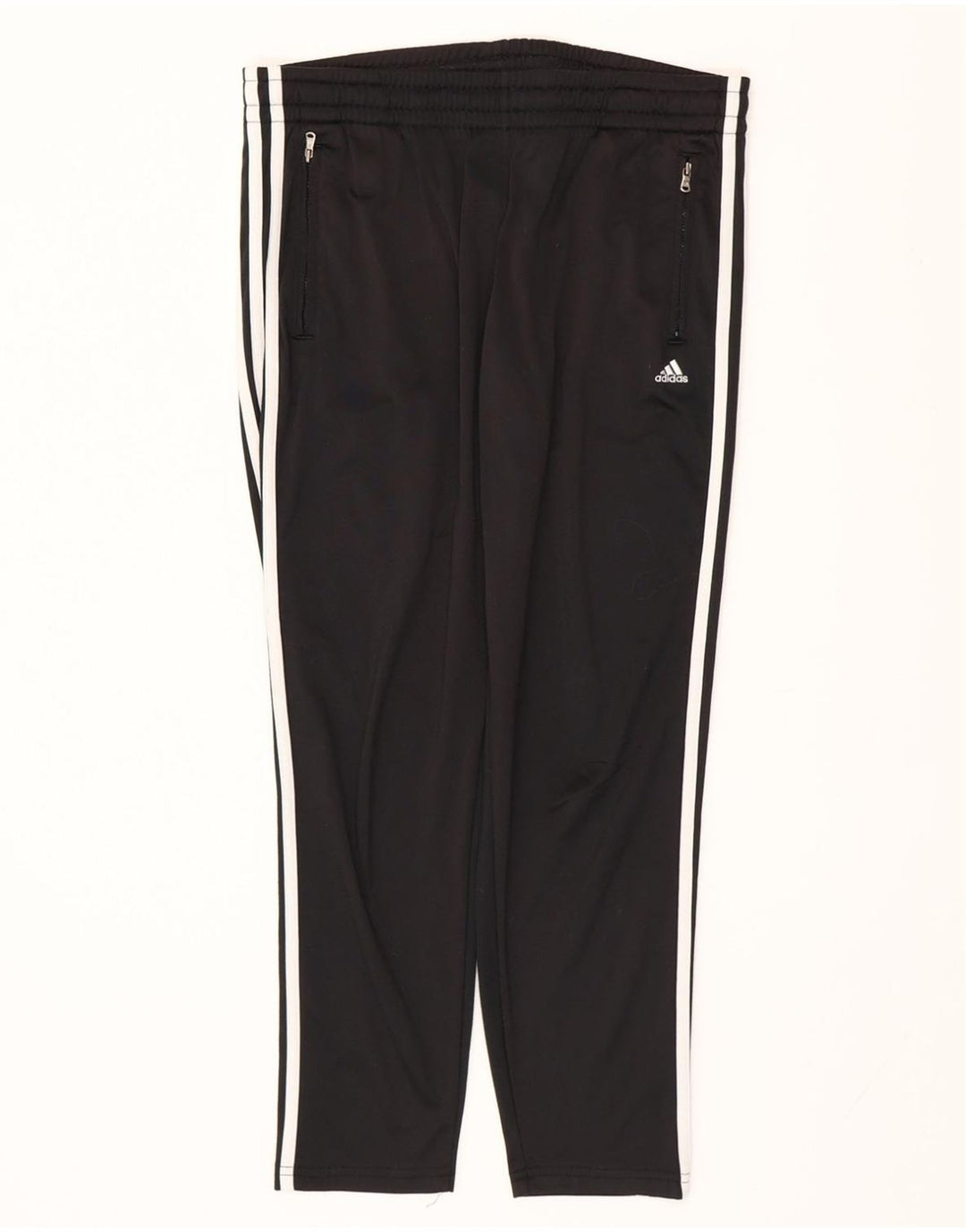 ADIDAS Damen Climalite Trainingshose UK 12 Medium Schwarz Polyester