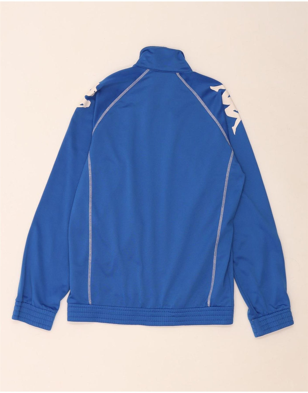 KAPPA Jungen Grafik-Trainingsanzug-Top-Jacke, 15–16 Jahre, Blau
