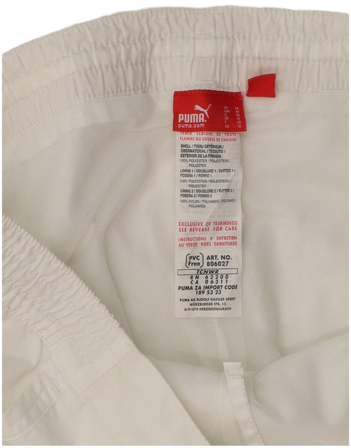 PUMA Damen-Trainingshose, UK 12, Mittelweiß, Polyester
