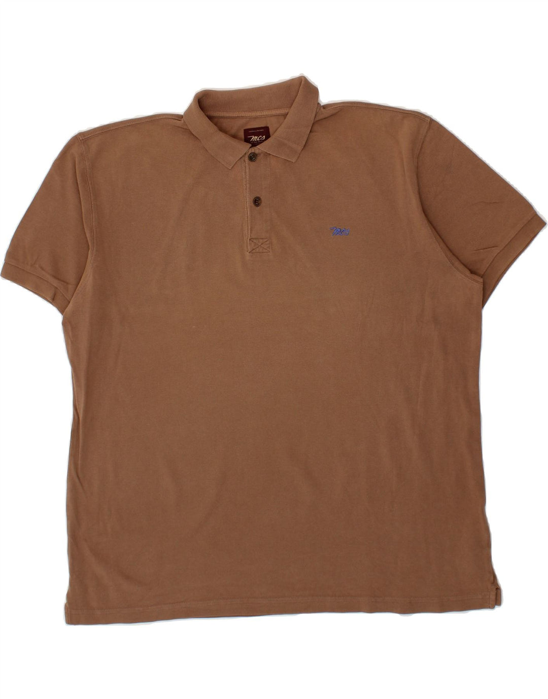 MARLBORO CLASSICS Mens Polo Shirt XL Brown Cotton Vintage Marlboro Classics and Second-Hand Marlboro Classics from Messina Hembry 