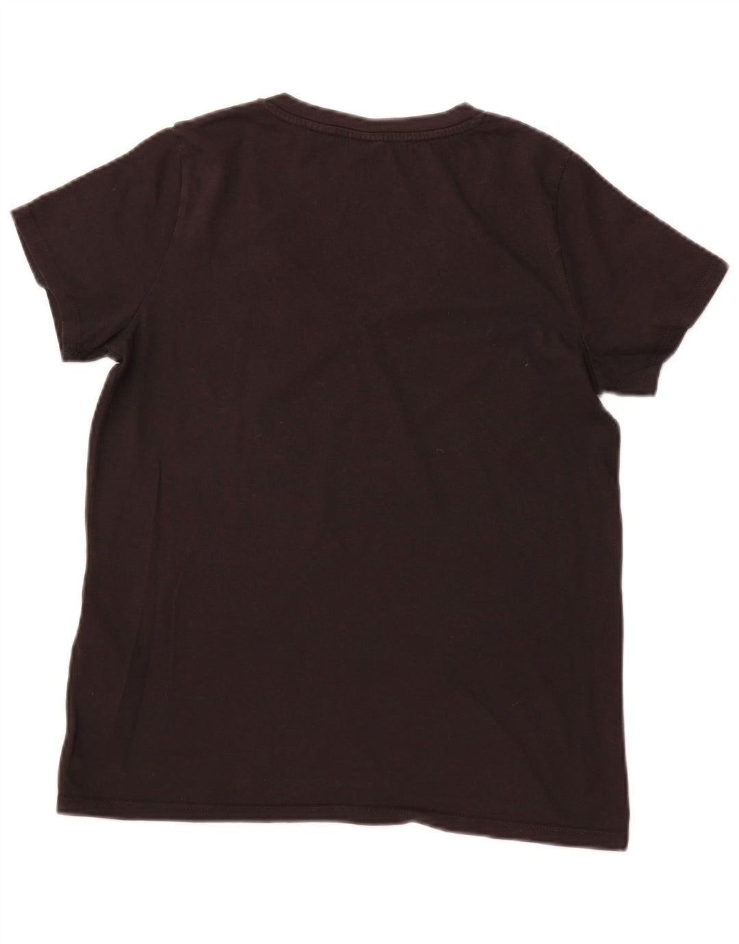 LEVI'S Damen T-Shirt Top UK 12 Mittelschwarze Baumwolle
