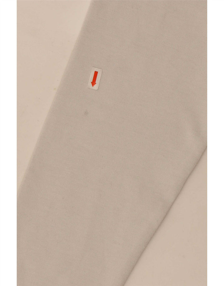 Zara Damen Übergroßes Top Langarm UK 10 Small Grau