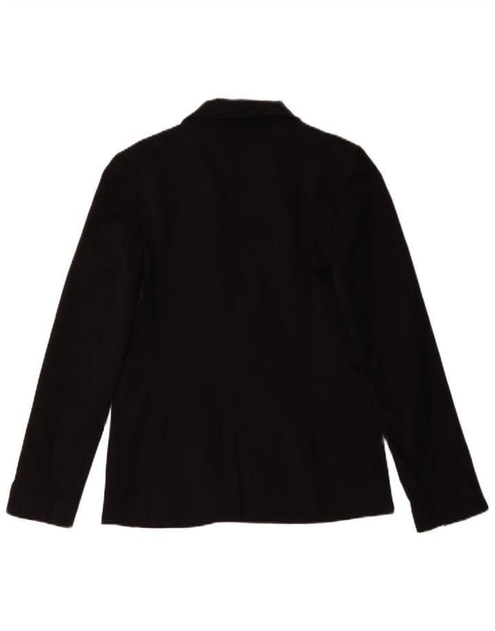 Hobbs Damen-Blazer mit 1 Knopf, Gr. 8, Schwarz, Wolle