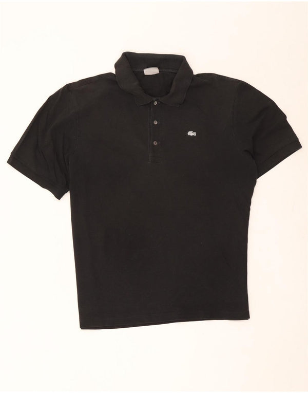 Lacoste Herren-Poloshirt, Größe 8 3XL, schwarze Baumwolle