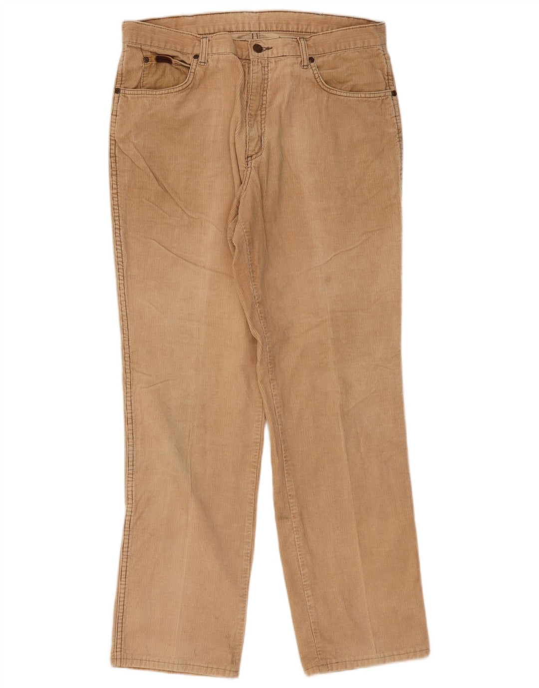 WRANGLER Herren Texas Straight Cordhose W36 L31 Beige Baumwolle