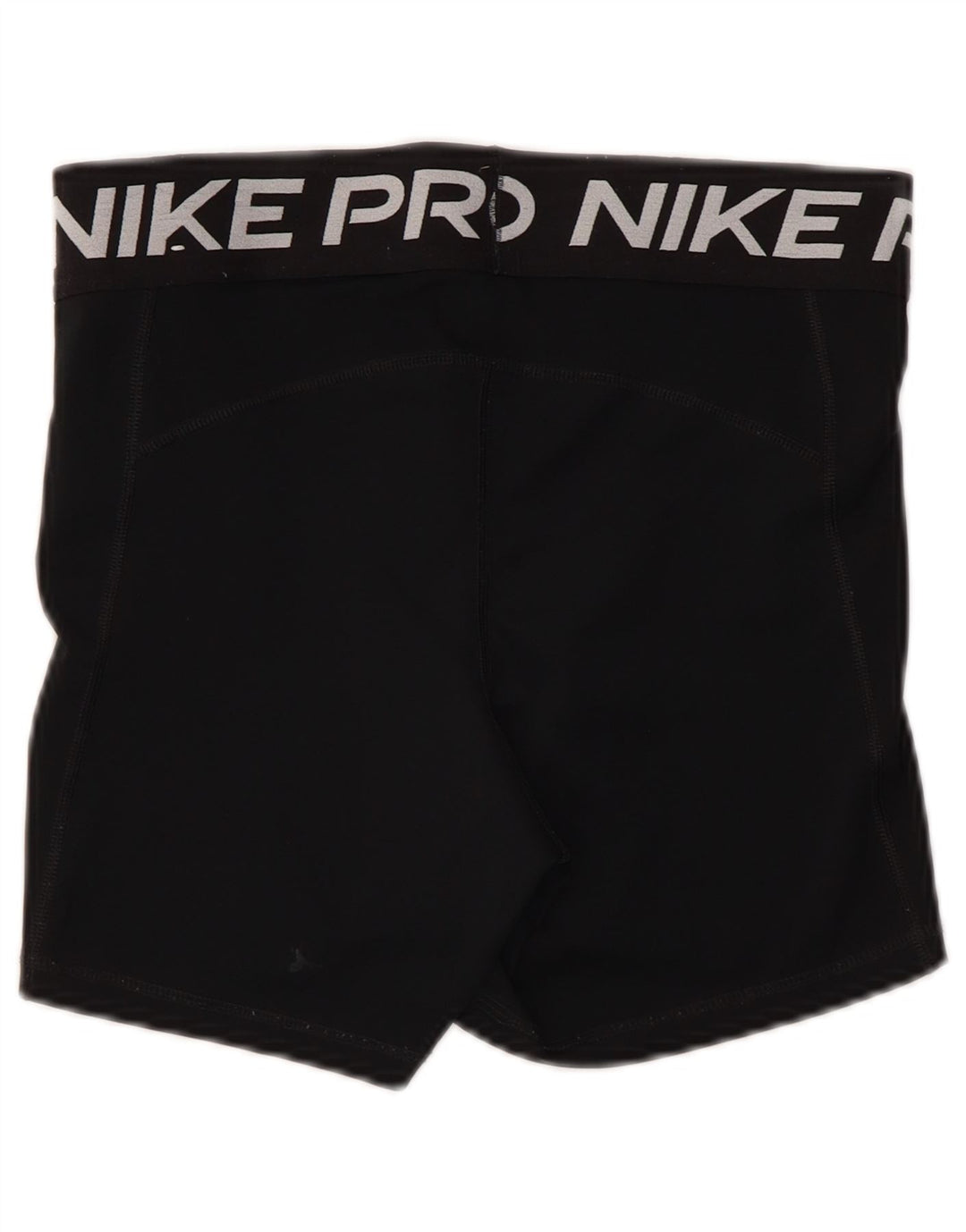 Nike Damen Dri Fit Graphic Sport Shorts UK 12 Medium Schwarz Polyester