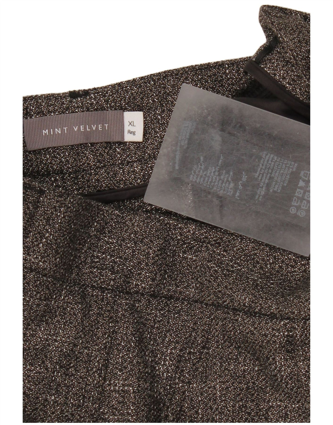 MINT VELVET Damen-Cargohose mit Pegs, XL, W36, L30, grau meliertes Polyester