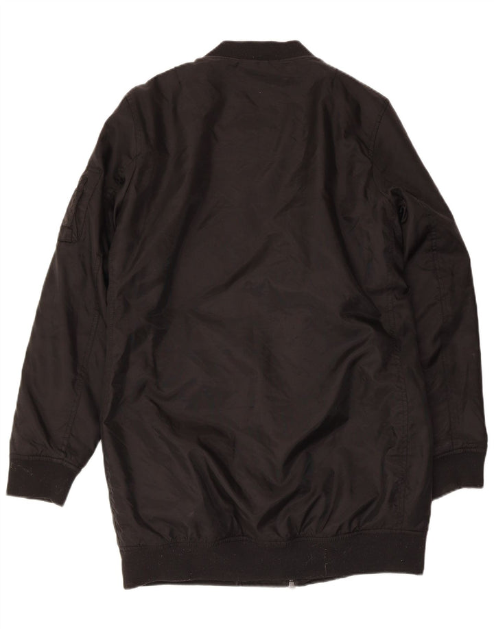 Urban Classics Damen-Windbreaker-Mantel UK 14 Mittelschwarzes Nylon