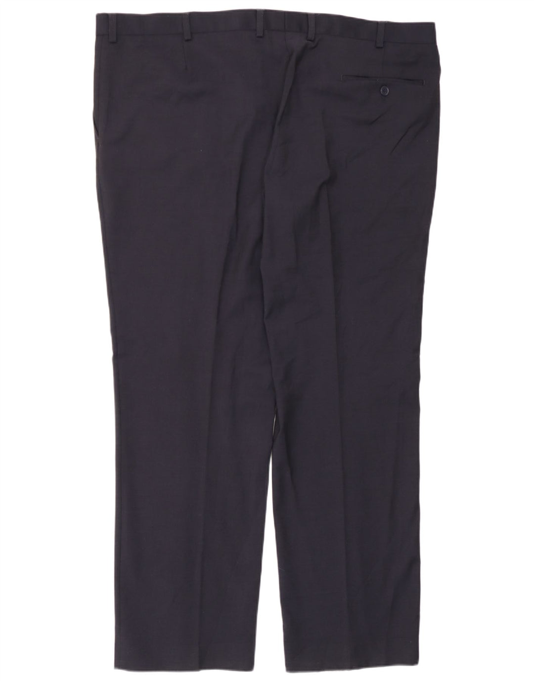 Marks & Spencer Herren-Anzughose mit normaler Passform, W44, L31, marineblaue Wolle