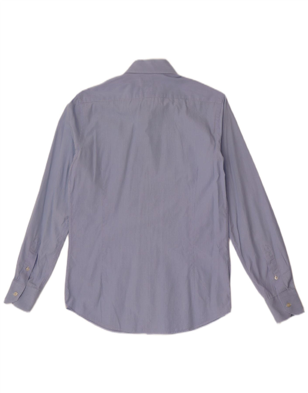 MASSIMO DUTTI Herrenhemd Größe 38 38 Mittelblauer Nadelstreifen