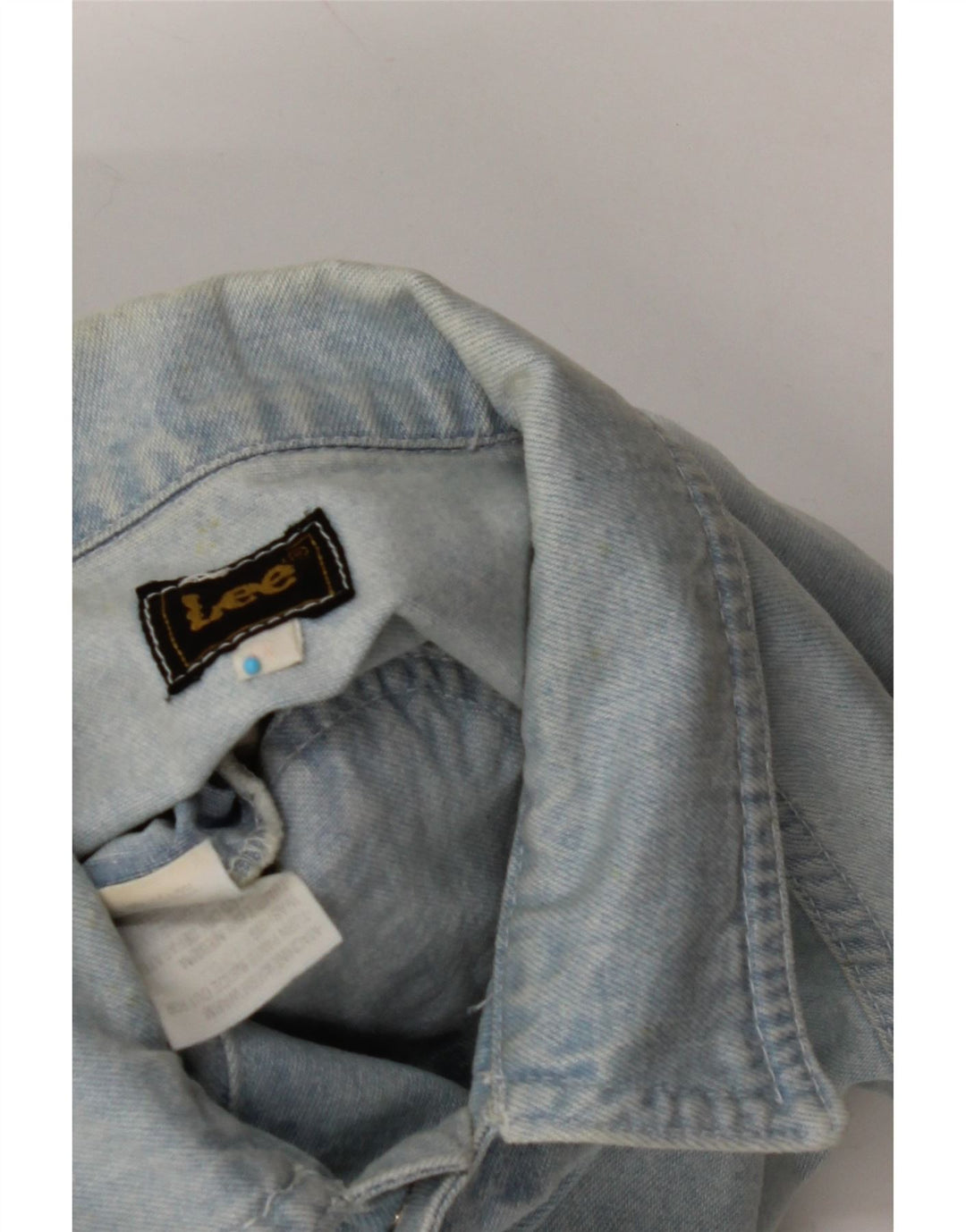 LEE Damen Jeansweste UK 14 Große blaue Baumwolle