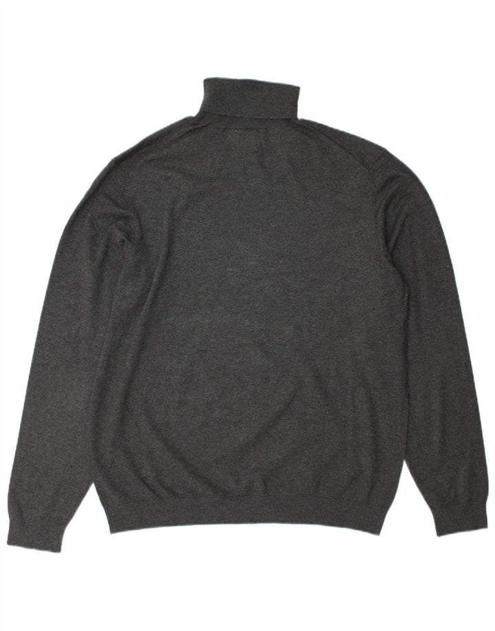 Zara Herren Rollkragenpullover XL Grau