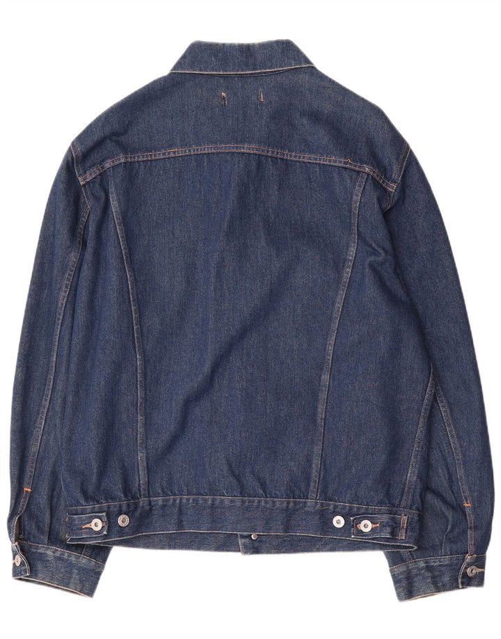 Replay Herren Jeansjacke UK 44 2XL Marineblau Baumwolle