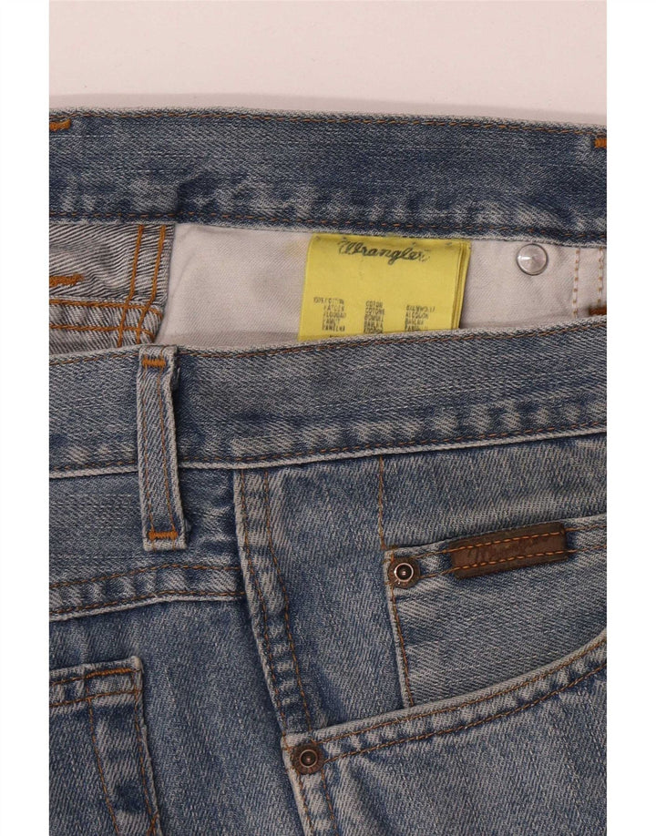 Wrangler Herren Texas Straight Jeans W38 L32 Blaue Baumwolle