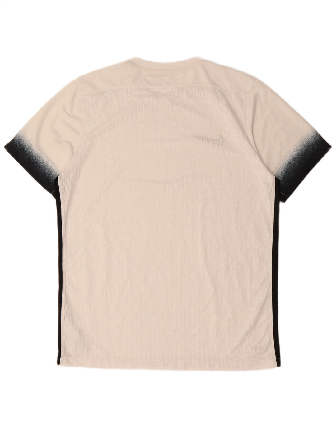 NIKE Herren Dri Fit T-Shirt Top XL Weiß Colourblock Polyester