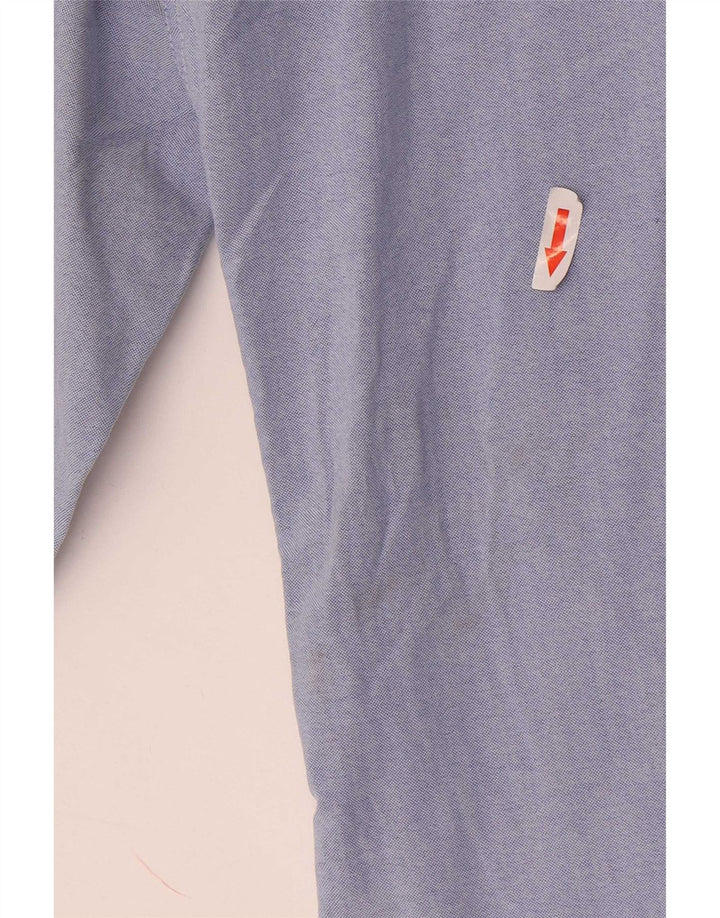 Chaps Herrenhemd, Größe 17 1/2 XL, blaue Baumwolle