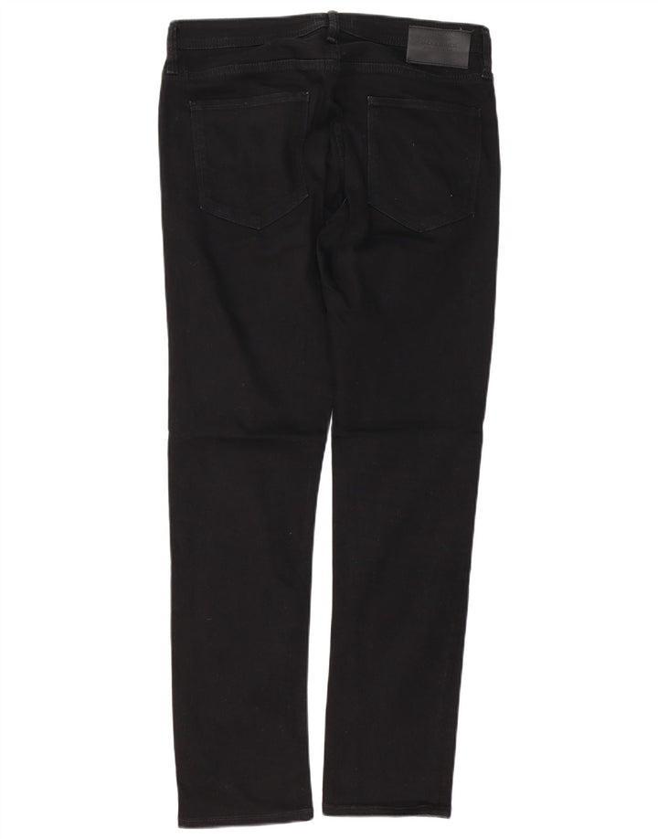Jack & Jones Herren GLENN Slim Jeans W32 L32 Schwarze Baumwolle
