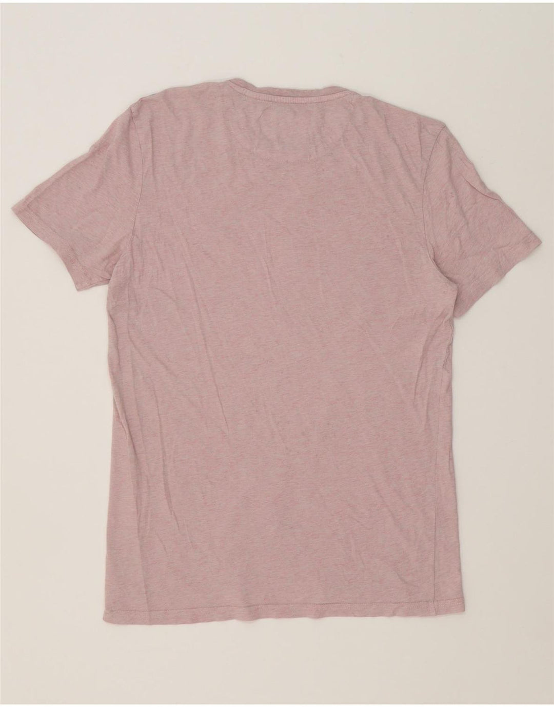 LYLE & SCOTT Mens T-Shirt Top Medium Pink Flecked Cotton Vintage Lyle & Scott and Second-Hand Lyle & Scott from Messina Hembry 