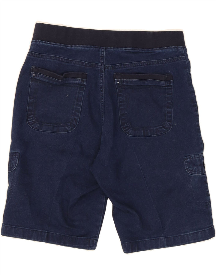 LEE Womens Relaxed Fit Cargo Denim Shorts US 6 Medium W28  Navy Blue Vintage Lee and Second-Hand Lee from Messina Hembry 