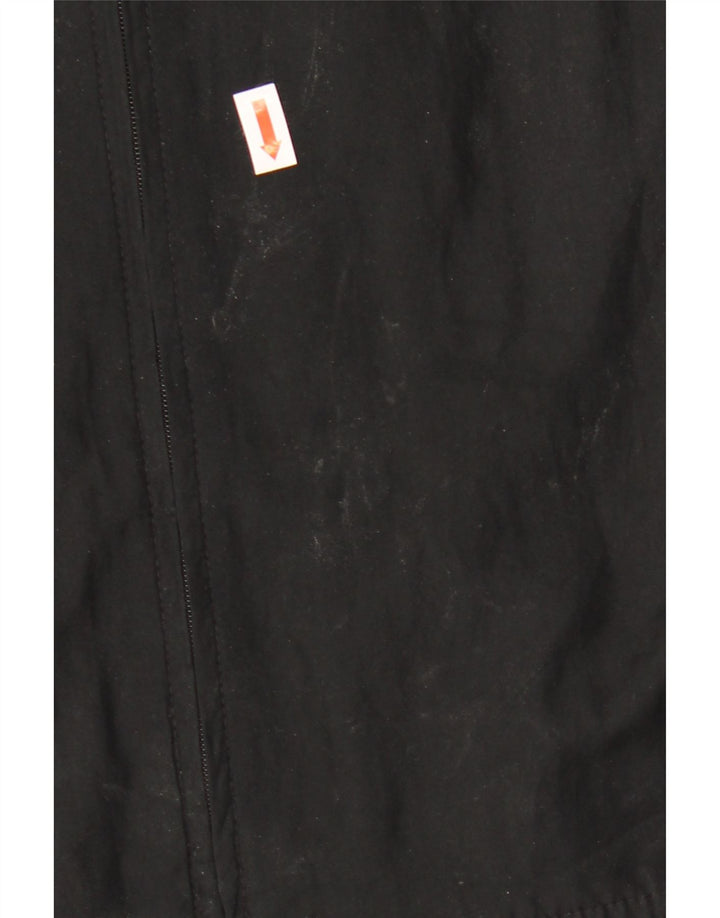 Adidas Damen-Trainingsanzug mit Kapuze, Top-Jacke, UK 14, Größe L, Schwarz, Polyester