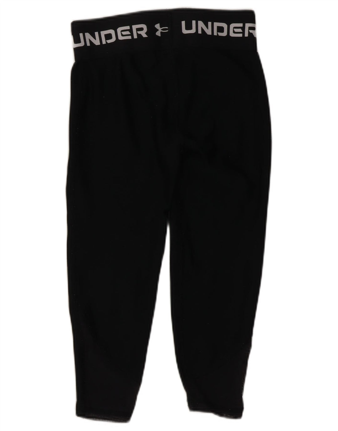 Under Armour Capri-Leggings mit Grafik für Mädchen, 7–8 Jahre, Größe S, Schwarz, Polyester