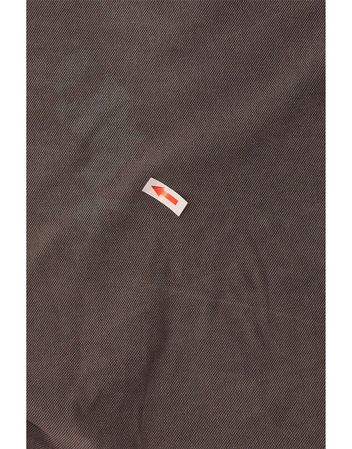 Blauer Herren-Poloshirt mit normaler Passform, 2XL, graue Baumwolle