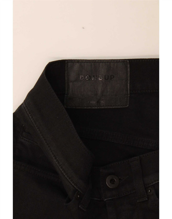 Dondup Damen Slim Jeans W30 L27 Schwarz