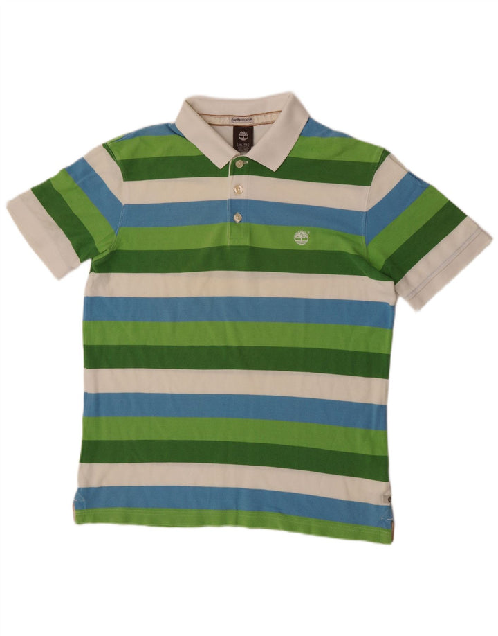 Timberland Herren Earthkeepers Poloshirt XL Mehrfarbig gestreift