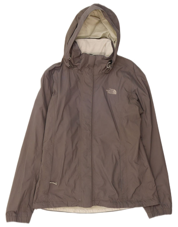 THE NORTH FACE Damen Hyvent Regenjacke mit Kapuze UK 14 Mittelgrau