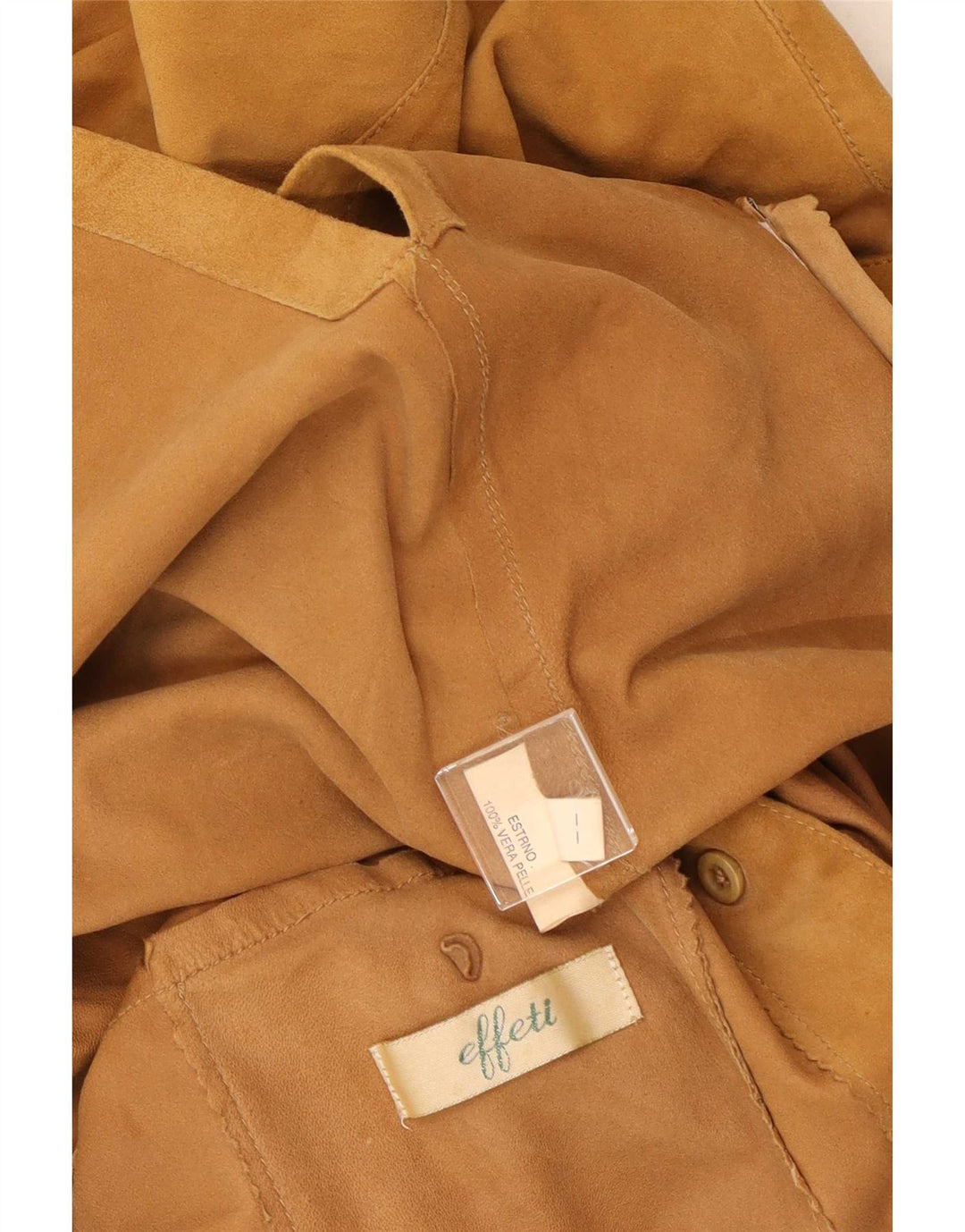 Effeti Damen Wildlederjacke IT 48 XL Beige Leder