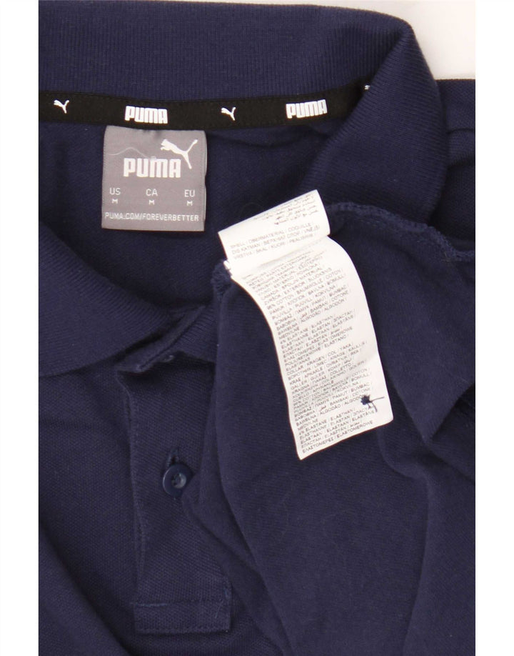 Puma Herren-Poloshirt, mittelmarineblaue Baumwolle