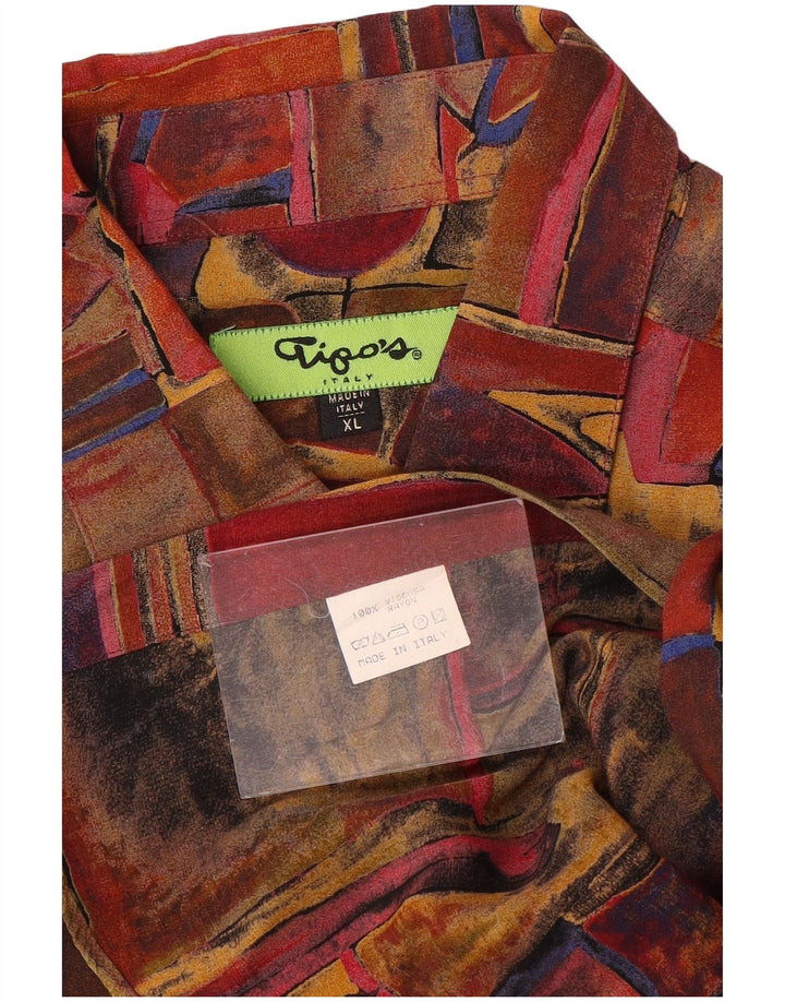Tipo' S Herren Kurzarmhemd XL Mehrfarbig Patchwork