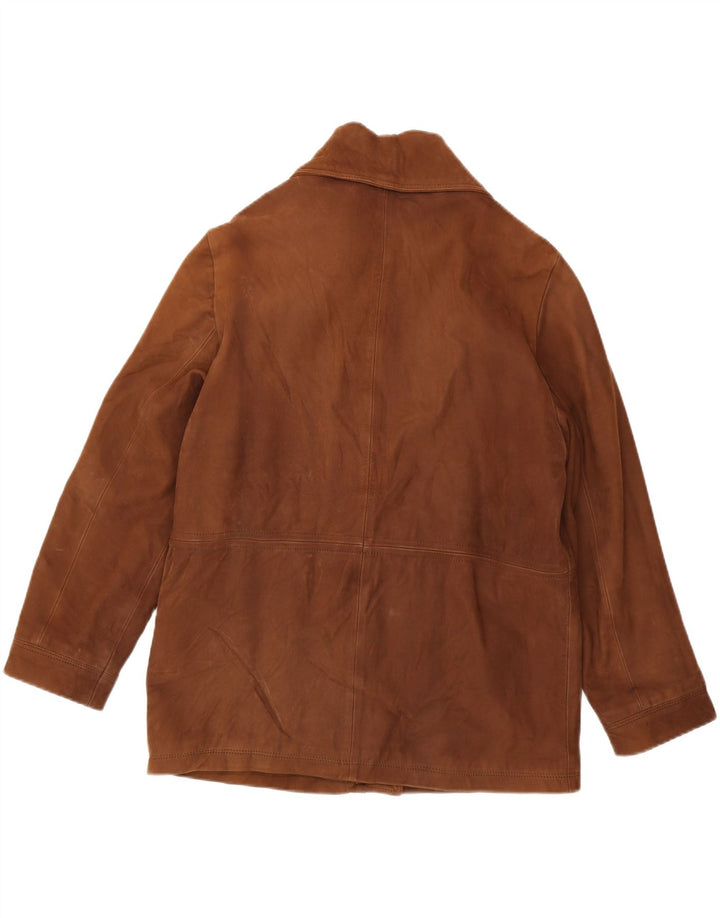Conbipel Damen Lederjacke UK 14 Großes braunes Leder