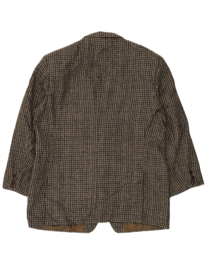 Marks & Spencer Herren St. Michael Blazer Jacke UK 44 XL Grüner Hahnentritt