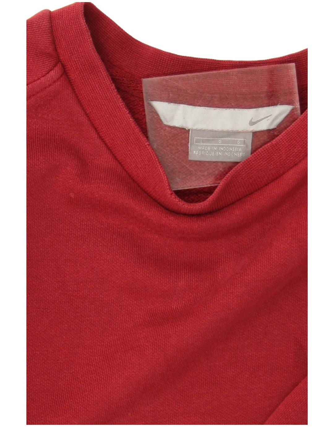 Nike Herren-Sweatshirt-Pullover, große rote Baumwolle