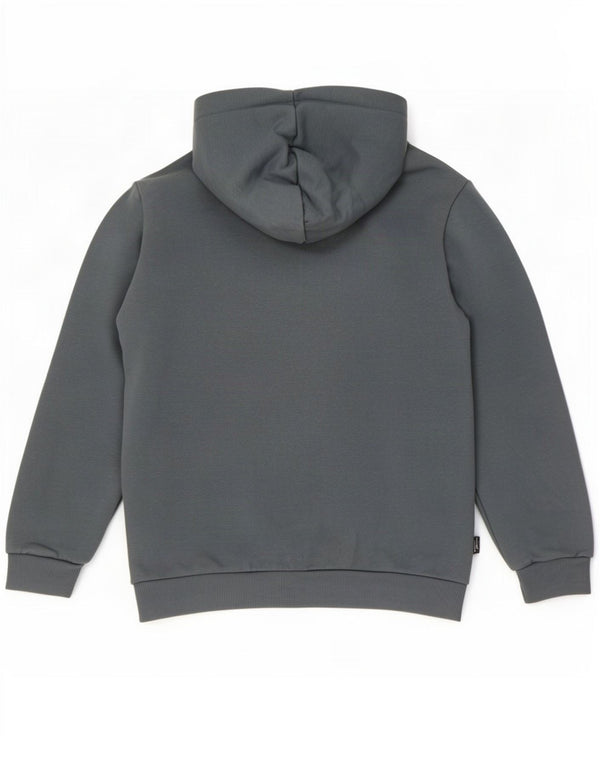 Puma Jungen Graphic Hoodie Pullover 13–14 Jahre graue Baumwolle