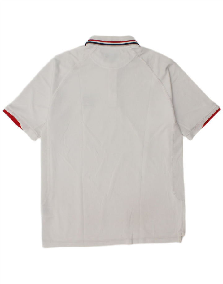 Fila Poloshirt für Jungen, 13–14 Jahre, XL, weißes Polyester
