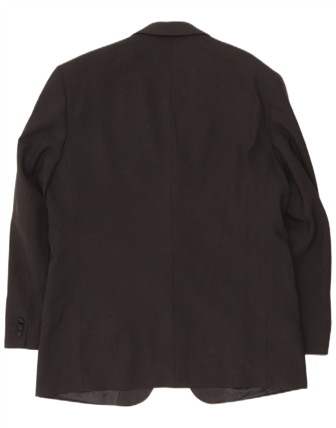 Marks & Spencer Herren-Blazer mit 2 Knöpfen, Gr. 42, Größe L, Schwarz, Polyester